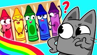 The Naughty Gray Crayon Song  Color Songs  Funny Kids Songs And Nursery Rhymes [upl. by Woolcott]