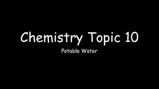 Potable Water  GCSE Chemistry 91 [upl. by Anny366]