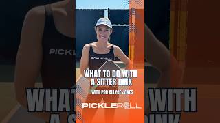 Got a sitter Hit a winner 🏆 with this tip from Pro Allyce Jones 😤 pickleball pickleroll sport [upl. by Omissam]