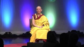 Happiness is all in your mind Gen Kelsang Nyema at TEDxGreenville 2014 [upl. by Asaert]