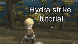 Hydra Strike Tutorial Español  Aottg [upl. by Bitthia]