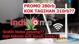 Kalkulasi tagihan wifi indihome promo wajib tau sebelum pasang indihome paket indihome yg gratis [upl. by Caesar]