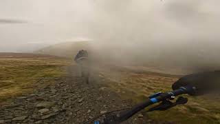 A typical winters day on Helvellyn MTB [upl. by Nevet791]