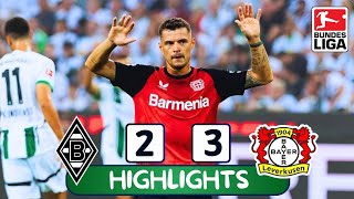 Borussia Mgladbach Vs Bayer Leverkusen Highlights [upl. by Casanova]