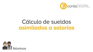 Cálculo de sueldos asimilados a salarios [upl. by Suirrad]