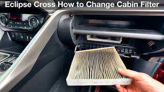 Mitsubishi Eclipse Cross How to Change the Cabin Air Filter [upl. by Macfadyn]