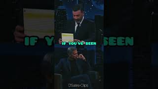 George Clooney trolled Donald Trump 🤣😂 georgeclooney donaldtrump trump shorts jimmykimmel [upl. by Therese]