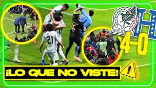 ⚠️ Pleito Afición vs hondureños y Reacción de jugadores a la goleada en el México vs Honduras [upl. by Hctim]