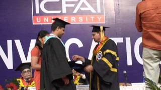 Manoj Pachouri  The Best Outgoing Student of IBS Bangalore MBA Batch 2007 [upl. by Aronas]