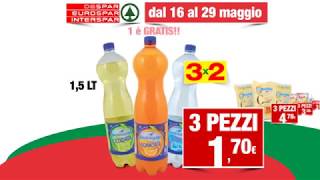 PRENDI 3 PAGHI 2 Offerte DESPAR EUROSPAR INTERSPAR valide fino al 29 maggio 2018 [upl. by Eelik144]