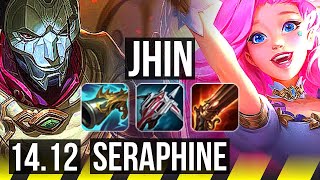 JHIN amp Thresh vs SERAPHINE amp Leona ADC  2400 games 1736 Godlike  BR Master  1412 [upl. by Lilian]