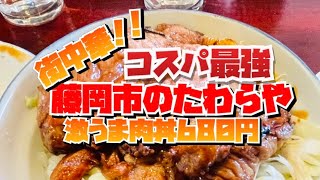 【群馬グルメ】群馬県藤岡市 たわらや 街中華 コスパ最強！！ [upl. by Volkan]