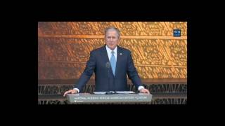 George W Bush Speaks At opening Of African American Museum of History FULL Speech [upl. by Inor]