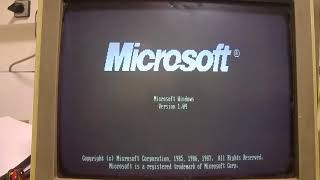 Windows1 1985 PC XT Hercules [upl. by Sidhu]