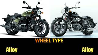 Royal Enfield Shotgun 650 VS Royal Enfield Super Meteor 650 specs top speed features shotgun650 [upl. by Ytteb133]