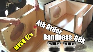 Building a Bandpass Subwoofer Box  4th Order Sub Enclosure Build  21 Ratio  2 Sealed 4 Ported [upl. by Philemon]