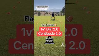 Perfect 1v1 Drill for Flag Football Practice [upl. by Meece]