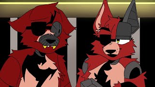 When all foxy meets roxy part 2 FNAF Animation [upl. by Yantruoc]