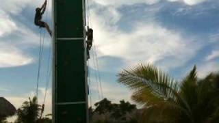 Paradisus Palma Real in Punta Cana Coral Rock Climbing at the Kids Club [upl. by Arnie2]