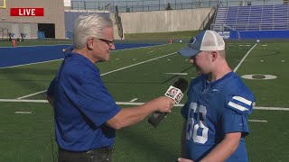 WHO 13s Ed Wilson talks to Waukee Northwest Student Manager [upl. by Norred13]