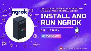 Install ngrok in LINUX  Host a local development server to the Internet with minimal efforts [upl. by Gib]