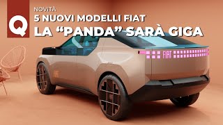 Le 5 nuove FIAT in arrivo dal 2024  Nuova Panda GIGAPanda e SUV [upl. by Sikram975]