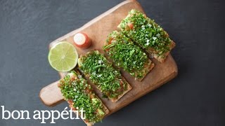 How to Make Spicy Tuna Tartare on Avocado Toast [upl. by Abelard]