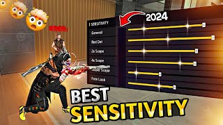 2024  BEST SENSITIVITY  FOR HEADSHOT  FREE FIRE SECRET 200 SENSITIVITY [upl. by Franciskus]