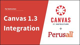 Perusall 13 Integration into Canvas Instructor setup [upl. by Nehttam410]