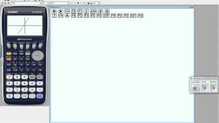 Using a Casio fx9750GII to graph a line [upl. by Medin]