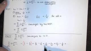 79 Alternating Series Test  Part 5  Rearrangement of Conditionally Convergent Series [upl. by Marek846]