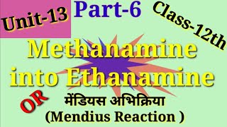 Methanamine into Ethanaminemethylamine into Ethylamine or Mendius Reaction [upl. by Durrace]