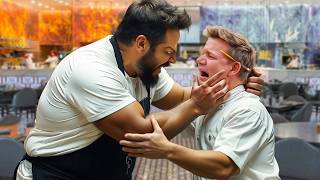 Chef Fights Gordon Ramsay And INSTANTLY REGRETS IT [upl. by Nalyr]