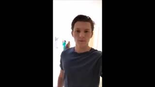 Tom Holland Working Out With Brother Paddy [upl. by Egap]