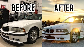 BUILDING A BUDGET E36 DRIFT CAR IN 16 MINUTES [upl. by Peednama]