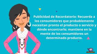 publicidad informativa persuasiva y de recordatoria [upl. by Brass]