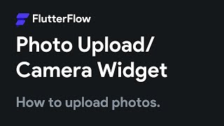 How to Upload a PhotoVideo to Flutterflow Apps [upl. by Kcired315]