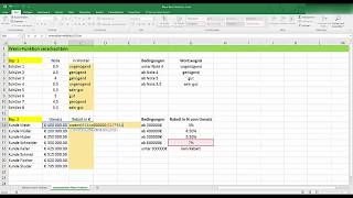 Excel WennDannSonst verschachtelt [upl. by Arber]