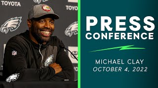 Michael Clay “All Around Effort From Everyone”  Philadelphia Eagles Press Conference [upl. by Gaven]