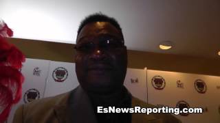 Larry Holmes only likes floyd mayweather  EsNews Boxing [upl. by Ula]