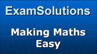 Linear Regression for y on x  Least squares method using Sxy and Sxx  ExamSolutions [upl. by Schuyler246]