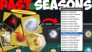 How To Claim ALL Past Season Rewards In The Final Shape [upl. by Shreve]