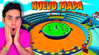 PRUEBO EL NUEVO MAPA Y GANO LA PARTIDA EN STUMBLE GUYS  HaroldArtistPlay [upl. by Bashee]