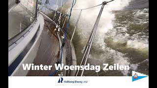 Hallberg Rassy 312 Winter Woensdag Zeilen naar Hoorn en terug 20 dec 2023 [upl. by Emmi439]