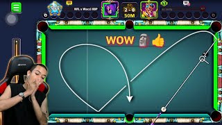 WOW 8 Ball Pool Trickshot 999 LEVEL 😎 [upl. by Tenom]