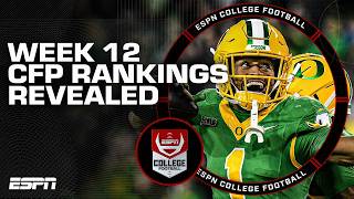 Week 12 College Football Playoff Rankings REVEALED 👀  ESPN College Football [upl. by Bryn]