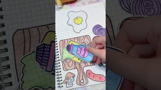 Sandwich making🥪Quiet book tutorial sharing🌽🍅🥒🥓🧅🥕🍳🌈💖 quietbook handmade diy craft [upl. by Florry21]