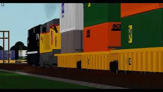 Union Pacific Great Big Rollin Railroad Roblox version [upl. by Assenaj]