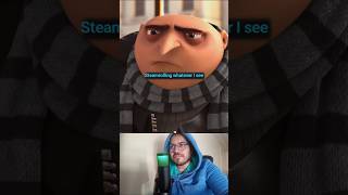 Im having a bad bad day Despicable Me Reaction shorts moviereaction despicableme [upl. by Langer]