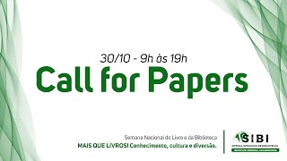 Call for Papers  SNLB 2024 SIBIIFC [upl. by Humphrey]